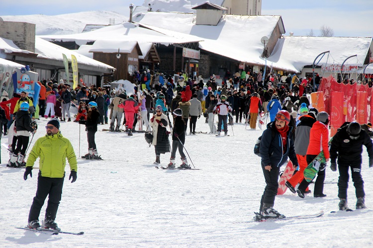 Erciyes  doldu taştı