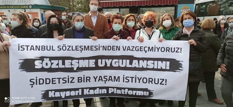 ” İSTANBUL SÖZLEŞMESİ BİZİMDİR, VAZGEÇMEYECEĞİZ!”