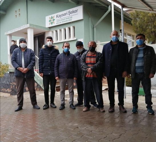 Yeşilhisar çiftçilerinden Hüseyin Akay ve Kayseri Şeker’e teşekkür