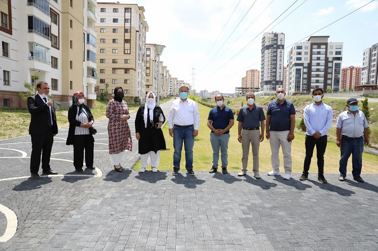 ESNAF TOKİ BÖLGESİ, ÇEVRE DÜZENLEME ÇALIŞMALARI TAMAMLANDI