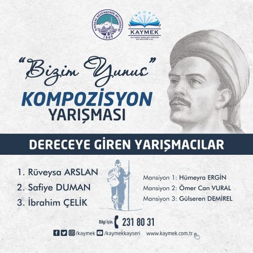 ‘BİZİM YUNUS’ KOMPOZİSYON YARIŞMASI’NIN SONUÇLARI AÇIKLANDI