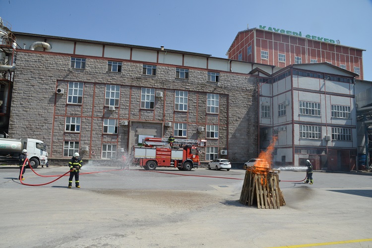 ŞEKER’DE ACİL DURUM ve YANGIN TATBİKATI
