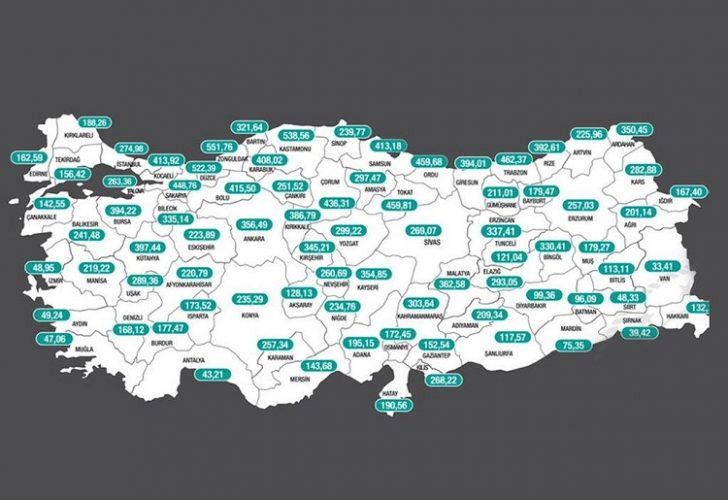 HAFTALIK RİSK HARİTASI AÇIKLANDI