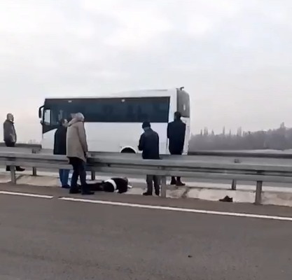 Uyarı Levhası Koymak İsterken Hayatından Oldu