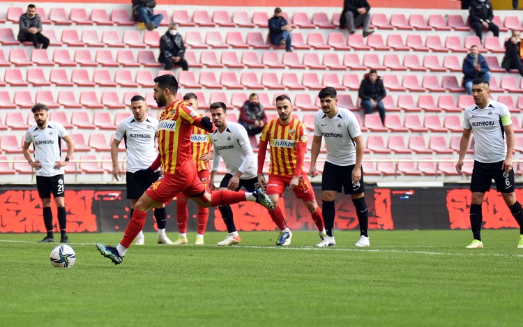 Kayserispor , 68 Aksaray Belediyespor’u kupadan eledi: 4-0