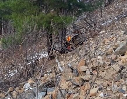 Kontrolden Çıkan Motosiklet Şarampole Yuvarlandı: 1 Ölü