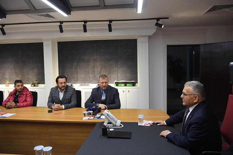 BAŞKAN BÜYÜKKILIÇ’A, YOZGATLILAR FEDERASYONU’NDAN ZİYARET