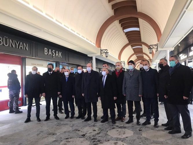 KKTC Cumhurbaşkanı Ersin Tatar, Kayseri’de esnaf ziyaretinde bulundu