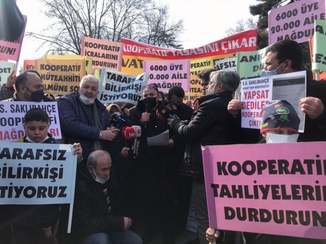 Kooperatif mağduru vatandaşlar mahkemeye başvurdu