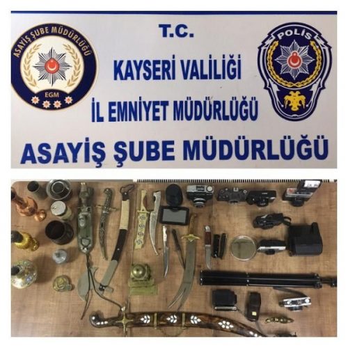 760 bin lira değerinde antika eşya çalan şüpheliler yakalandı