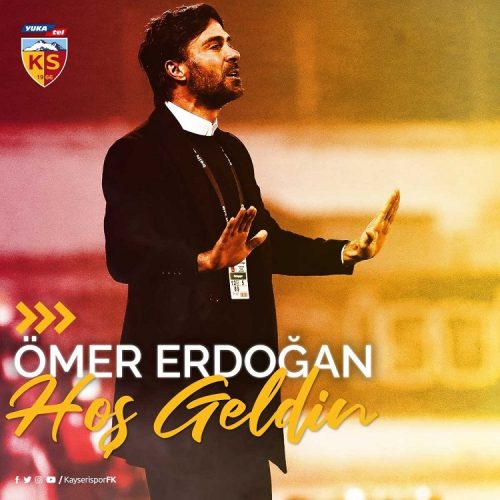 KAYSERİSPOR’UN  YENİ TEKNİK DİREKTÖRÜ ÖMER ERDOĞAN OLDU