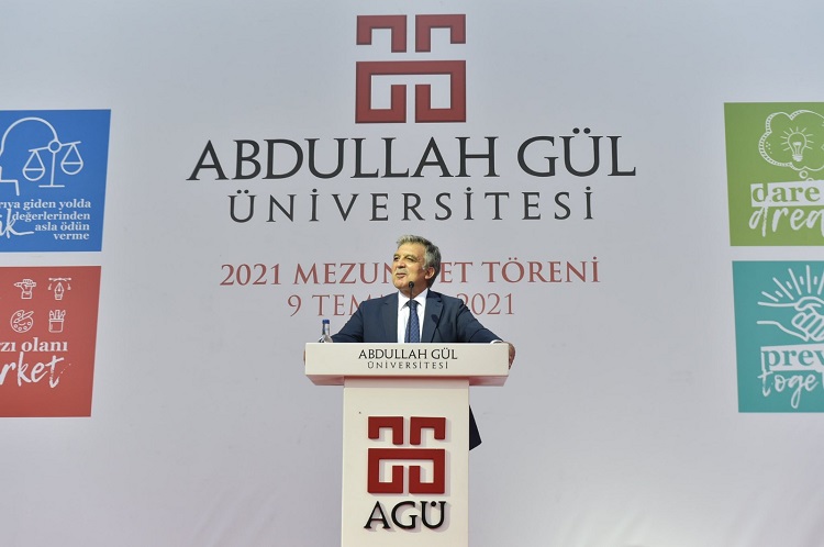 Abdullah Gül, AGÜ’de ‘Cumhuriyet’in Kuruluşu’nun 100. Yılı’ etkinlikleri açılış resepsiyonuna katıldı