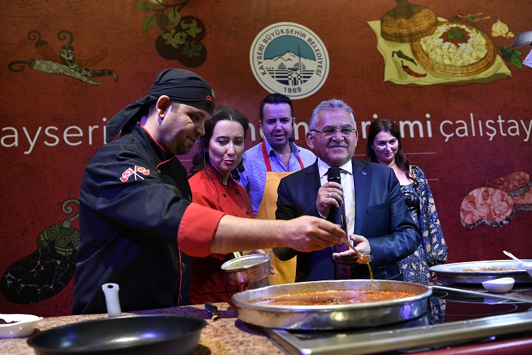 KAYSERİ  BÜYÜKŞEHİR BELEDİYESİ GASTRONOMİ ALANINDA GİRİŞİMDE  BULUNAN  8 BELEDİYEDEN  BİRİ