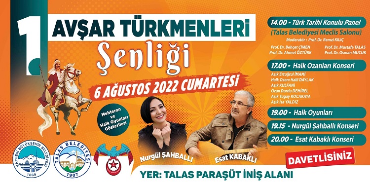 Avşar Türkleri Kayseri’de bir araya geliyor