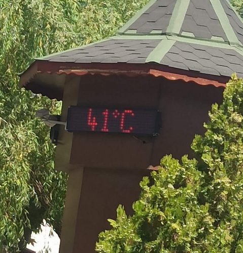 YANIYORUZ : Yeşilhisar’da termometreler 41 dereceyi gösterdi