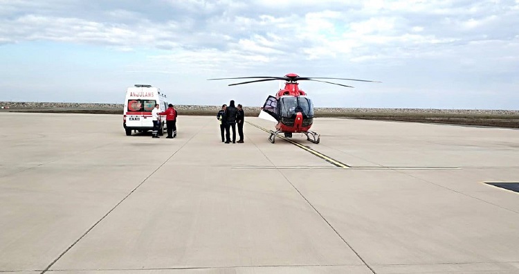 HAVA AMBULANSI GÖREV BAŞINDA !
