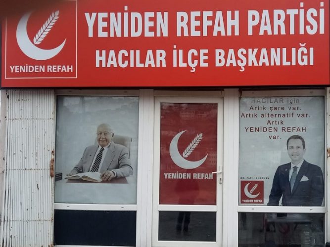 Yeniden Refah Partisi Hacılar İlçe Başkanlığı Hizmet Binası Açıldı