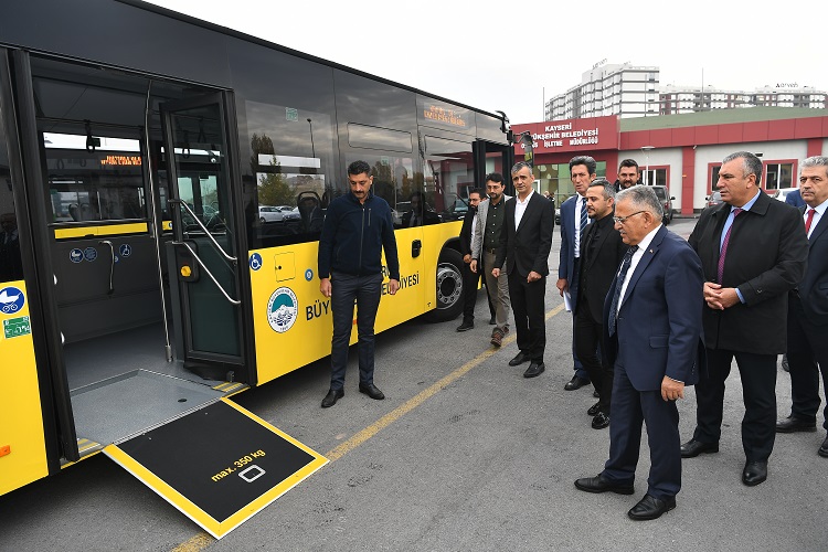 YENİ OTOBÜSLER TEST EDİLDİ