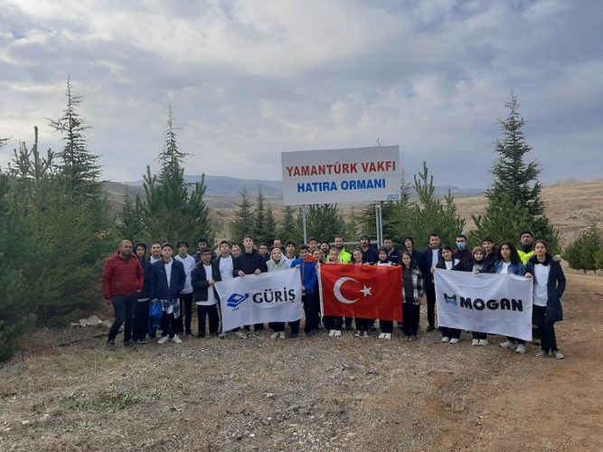 GÜRİŞ HOLDİNG AĞAÇLANDIRMA ÇALIŞMALARINA HIZ KESMEDEN DEVAM EDİYOR!
