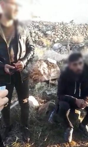 Bağ evlerine dadanan hırsızlık şüphelisine suçüstü