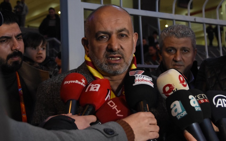Kayserispor Başkanı Ali Çamlı; Transfer yasağımız sonlanmıştır