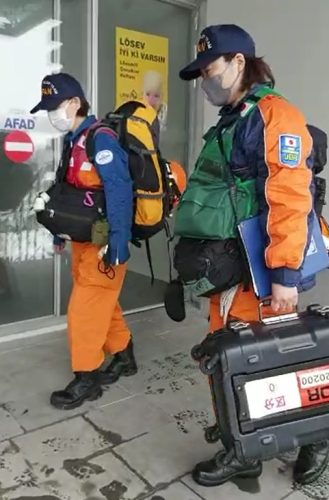 Japonya’dan yardım için gelen ekipler Kayseri’ye ulaştı