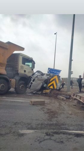 Kayseri-Malatya yolunda kaza: 2’si ağır, 4 yaralı