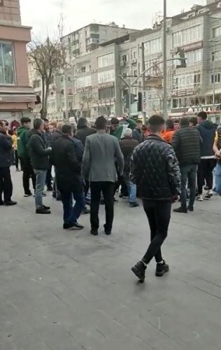 TARAFTARLAR ARASINDA GERGİNLİK YAŞANDI
