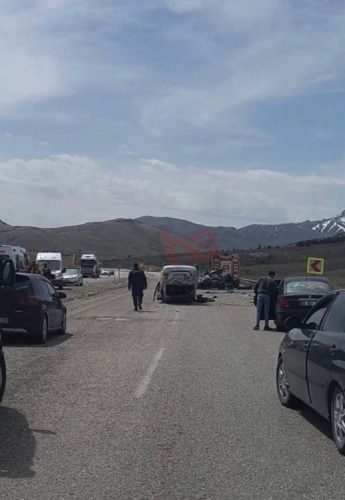 Kayseri-Göksun yolunda kaza: 4 ölü 2 yaralı
