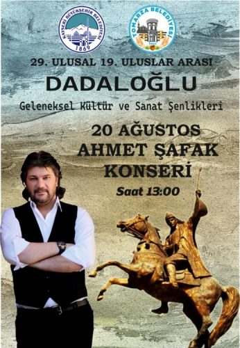 Uluslararası Dadaloğlu Kültür ve Sanat Şenlikleri başlıyor