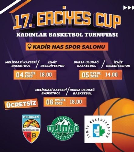 Erciyes Cup 3 takımın katılımıyla gerçekleştirilecek