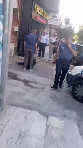 Sokak ortasında saldırıya uğradı