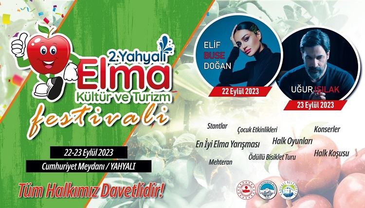 2’nci Yahyalı Elma Kültür ve Turizm Festivali düzenlenecek