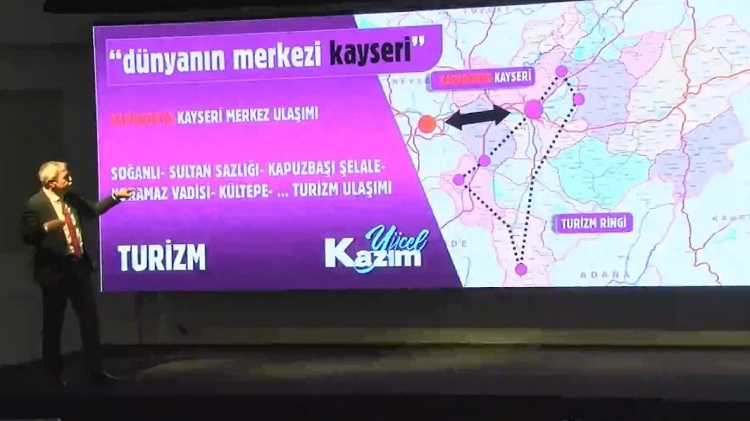 İYİ Parti Kayseri Büyükşehir Belediye Başkan Adayı Yücel’den ‘Dünyanın Merkezi Kayseri’ projesi