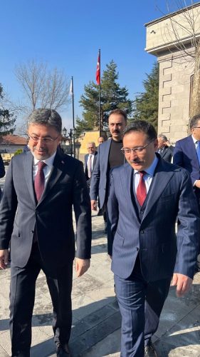 Tarım ve Orman Bakanı Yumaklı, Vali Çiçek ile bir araya geldi