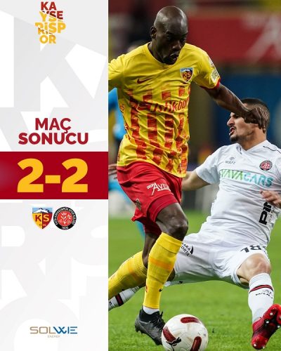 Kayserispor – Fatih Karagümrük: 2-2