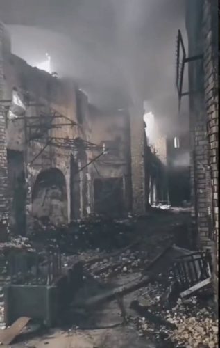 Erbil’de bulunanTarihi Kayseri çarşısında 500’e yakın dükkan yandı