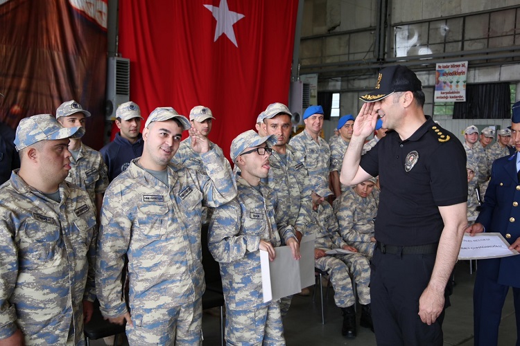 Özel çocuklar için Temsili Askerlik Uygulaması Terhis Töreni düzenlendi
