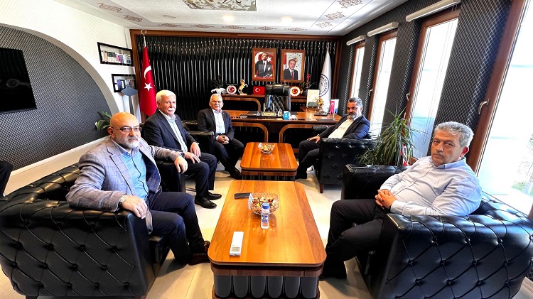 AK Parti heyetinden Başkan Deniz Yağan’a hayırlı olsun ziyareti