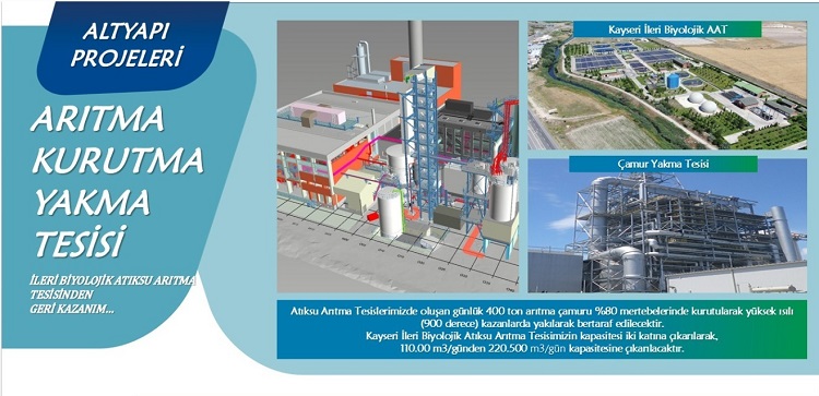 Büyükşehir’den Arıtma, Kurutma, Yakma Tesisi
