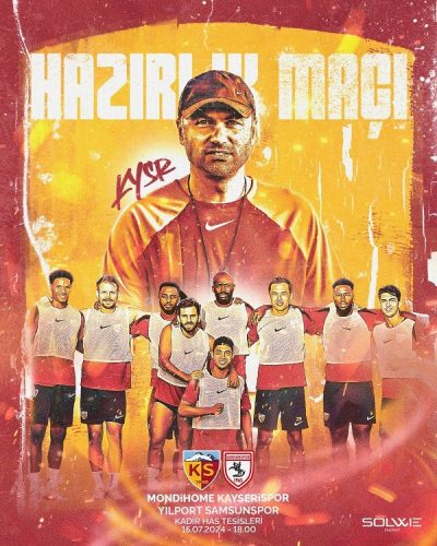 Kayserispor ilk hazırlık maçında bugün Samsunspor ile karşılaşacak
