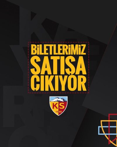 Kayserispor – Sivasspor maçının biletleri satışa çıktı