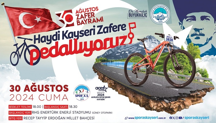 30 Ağustos Zafer Bayramı’nda Bisiklet Turu Etkinliği