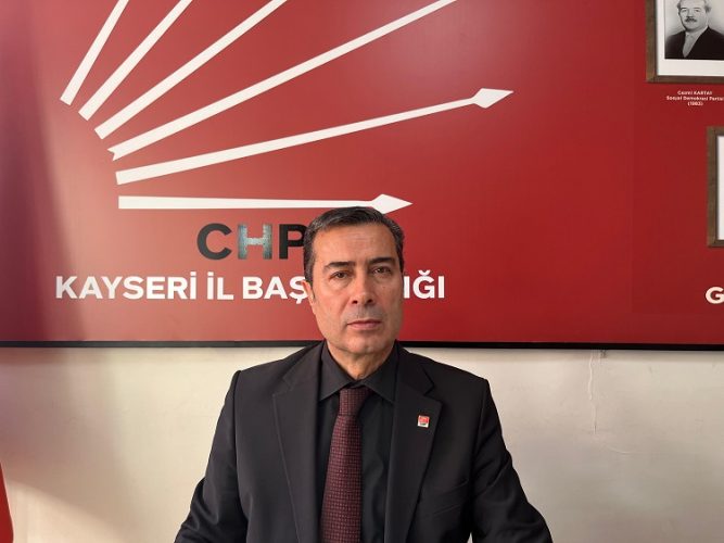 CHP İL BAŞKANI KESKİN : KAYIK İHTİYACIMIZ VAR