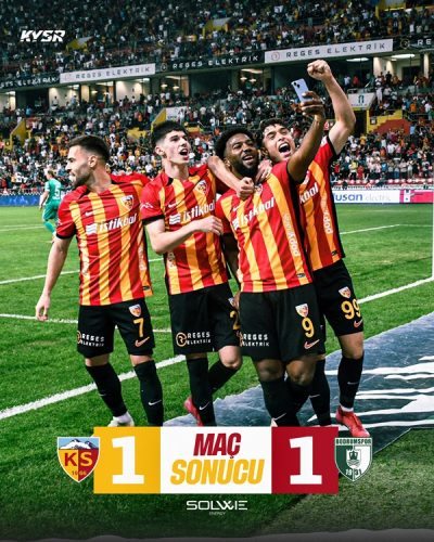 KAYSERİSPOR BODRUM FK’Yİ  KÜMEYE YOLLADI : 1-1
