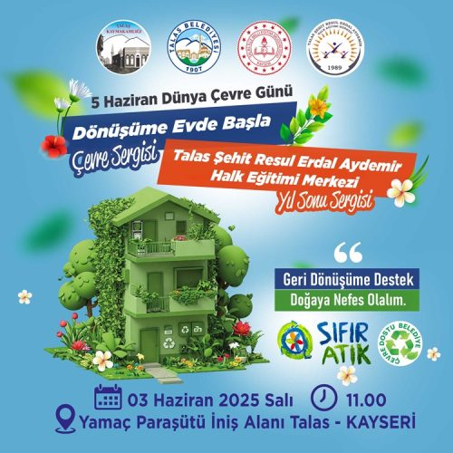 TALAS BELEDİYESİ’NDEN “ÇEVRE GÜNÜ” ETKİNLİĞİ