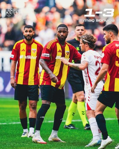 KAYSERİSPOR YİNE ÜZDÜ : 1-3